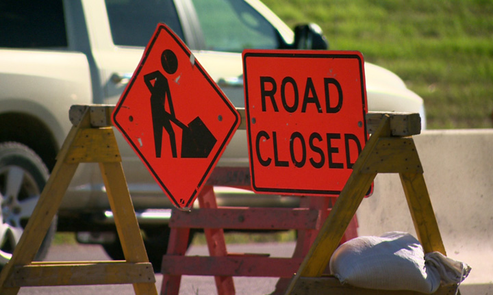 Portion of 11th Street West closing as motorists head back to work on Monday.