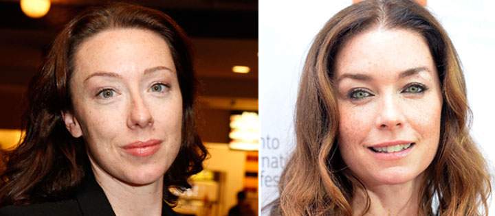 Molly Parker, left, and Julianne Nicholson, right. (Getty Images)