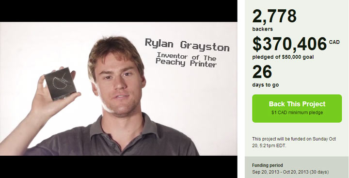 3D printing Kickstarter