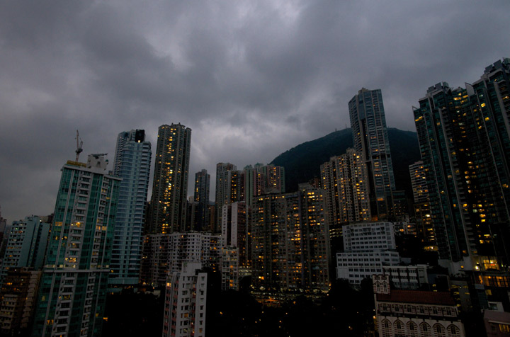 Hong Kong's imposing skyline is seen in this Sep. 22, 2013 file photo.