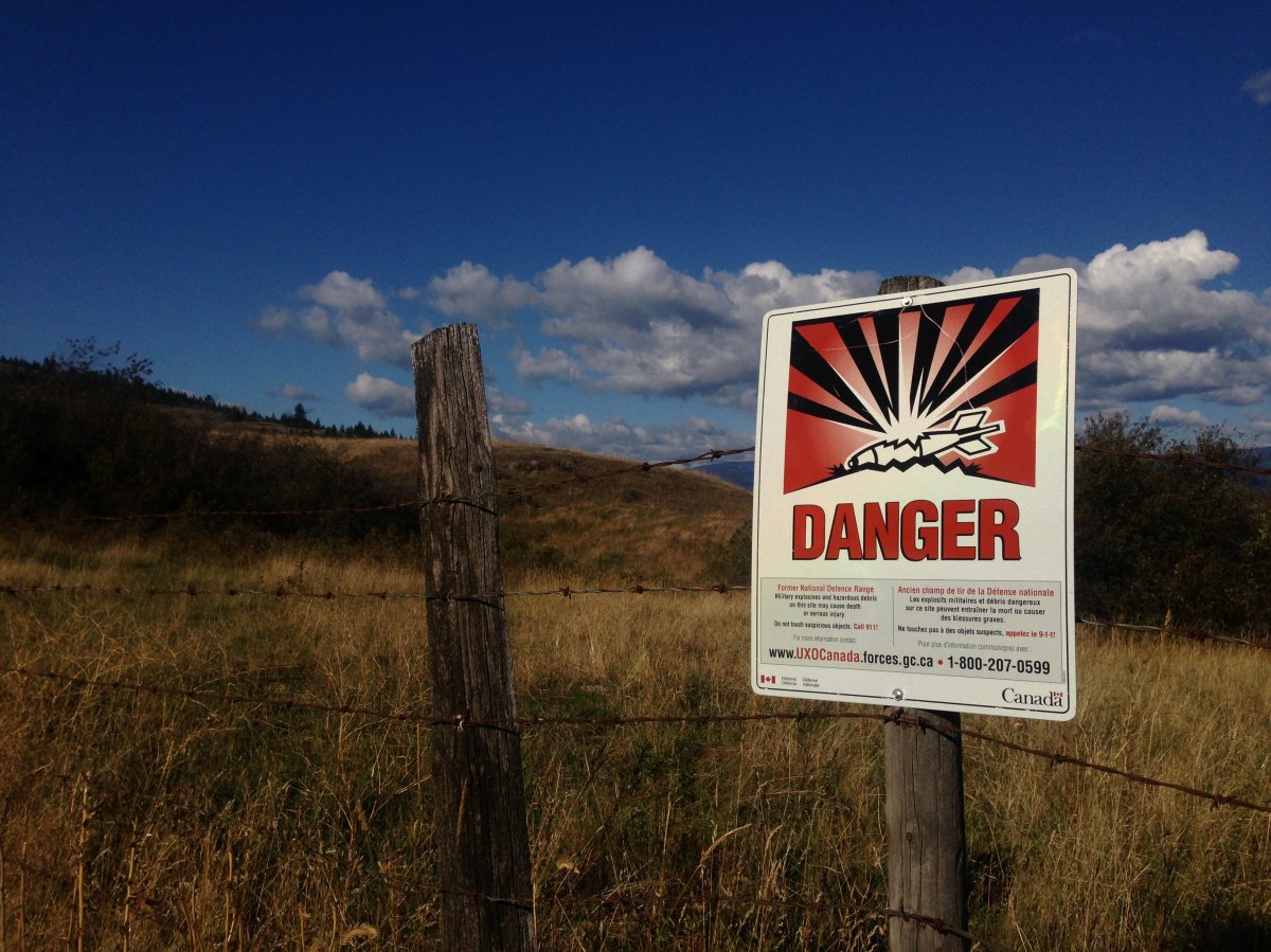 Warning  signs for Unexploded Ordnances - image