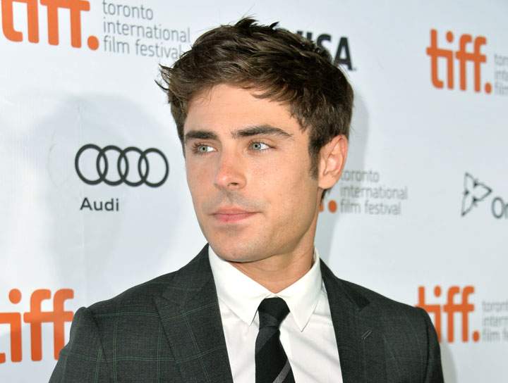 Zac Efron, pictured in Toronto on Sept. 6, 2013.