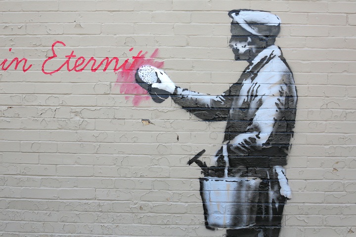 Banksy sold original art anonymously in New York's Central Park