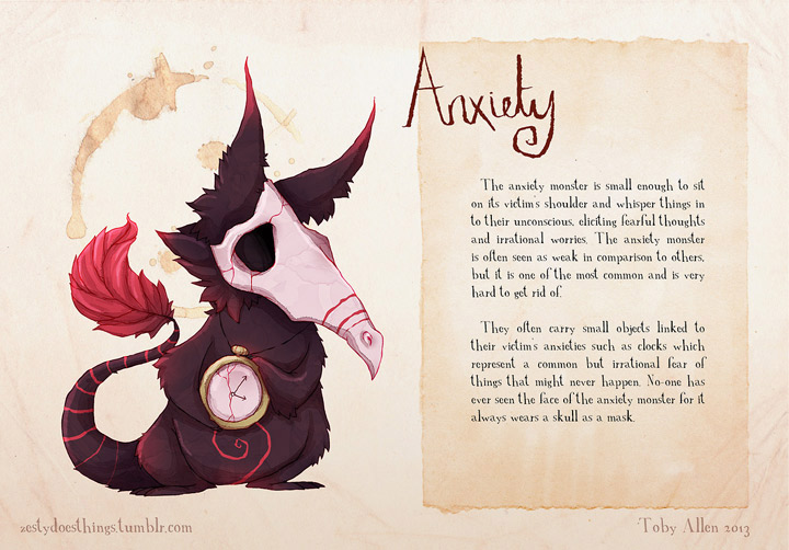 Artist aims to raise awareness by depicting mental health illnesses as monsters - image