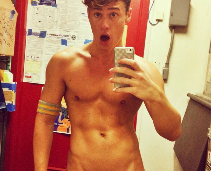 Former child actor Blake McIver is now working as a go-go dancer.