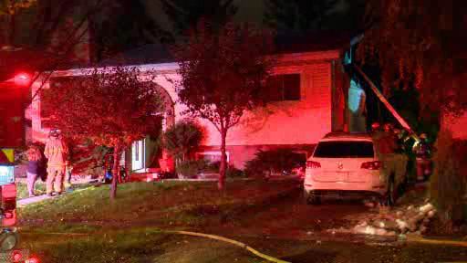 Fire crews were called when an early morning blaze broke out in Braeside.