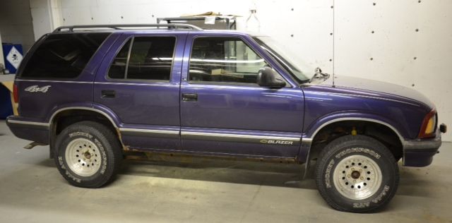Chev Blazer police seized in Lethbridge; Credit: Cst. Steve Veale, LRPS Forensic Identification Unit