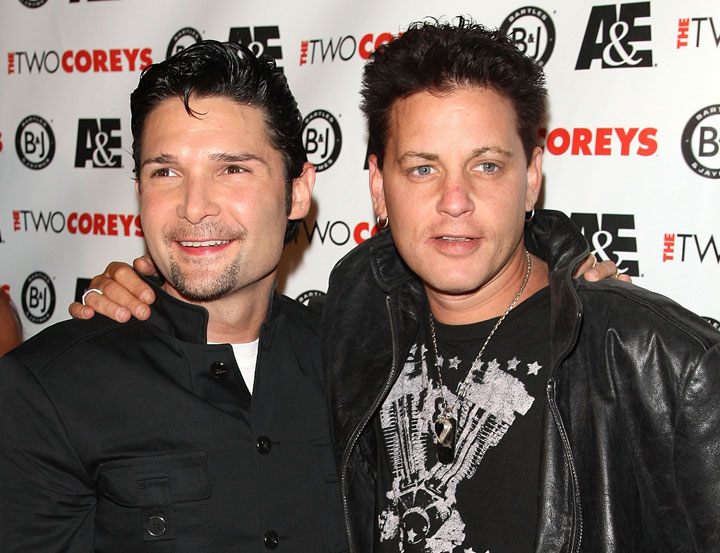 Corey Feldman and Corey Haim, pictured in 2007.