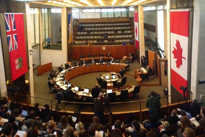Council meets at Winnipeg City Hall.