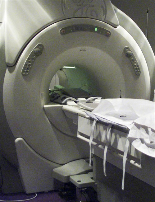An MRI machine is seen at a clinic in Calgary Thursday November 28, 2002. 