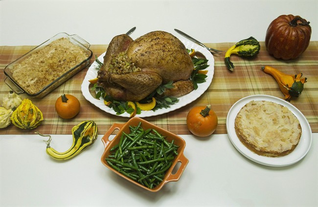 So there’s the turkey, mashed potatoes with gravy, some cranberry sauce and stuffing and a slice of pumpkin pie. How bad could Thanksgiving dinner be?