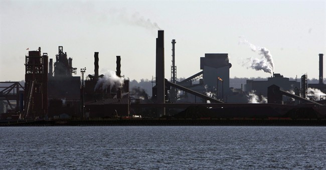 Hamilton's steel mills are shown in a 2009 file photo.