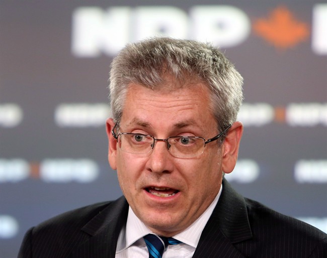 NDP MP Charlie Angus holds a news conference in Ottawa, Monday, May 20, 2013.