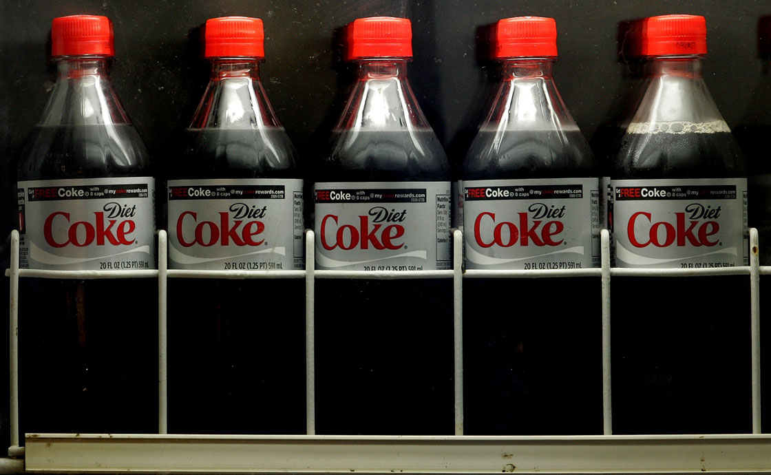 Coke bottles.