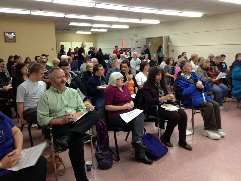 About 100 people packed a room in Halifax Tuesday night for an all-party forum on disability issues.