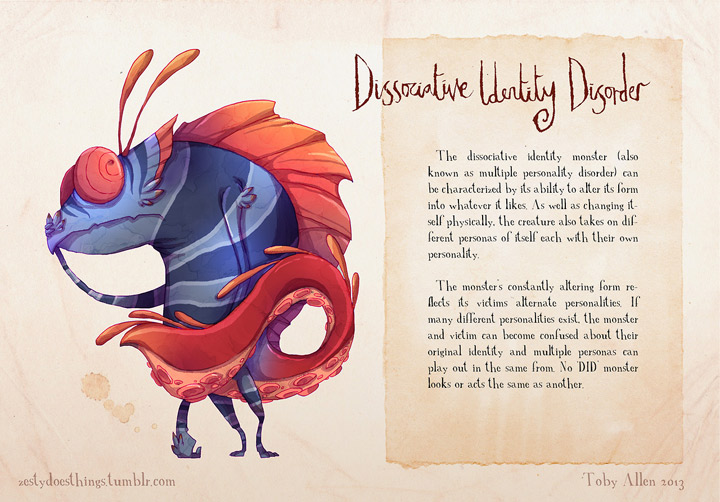 Artist aims to raise awareness by depicting mental health illnesses as monsters - image