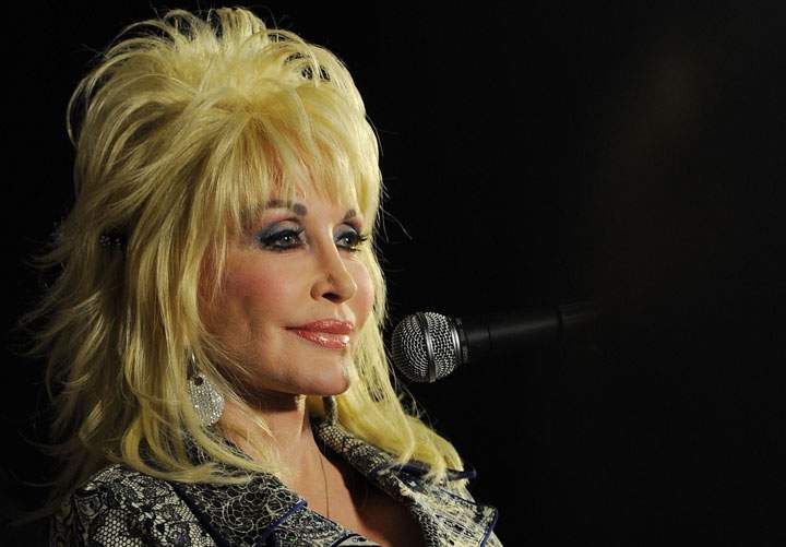 Dolly Parton, pictured in August 2012.