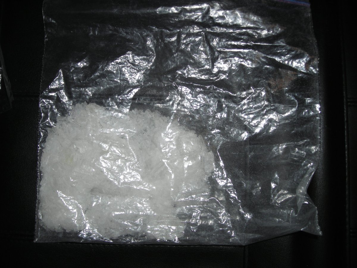 The bag of meth was presumably larger than this one.