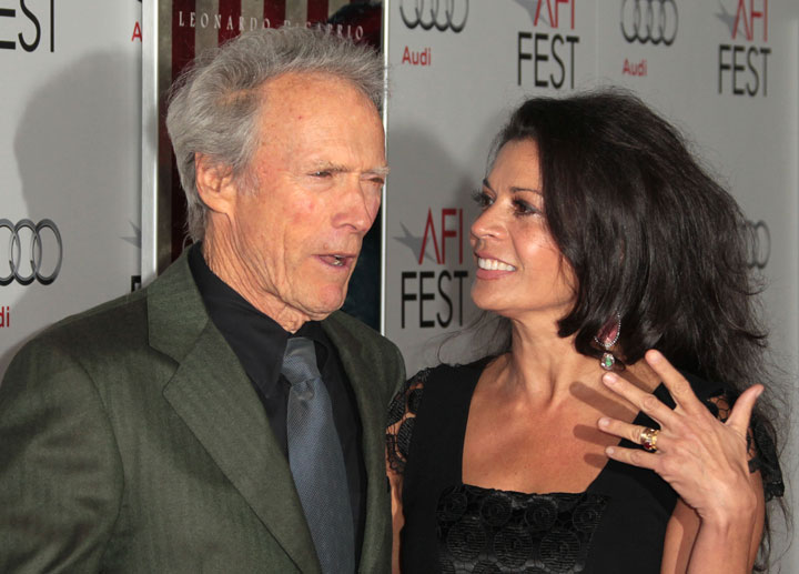 Clint Eastwood and his wife Dina, pictured in 2011.