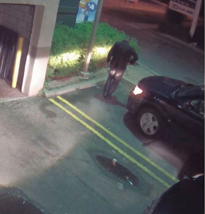 Police surveillance of Ford and Lisi with packages at a Scarlett Road gas station - image