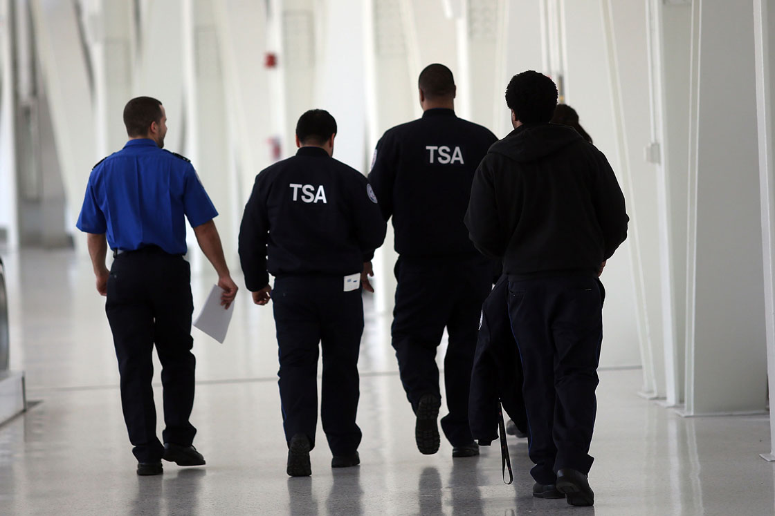 Government body. TSA USA.