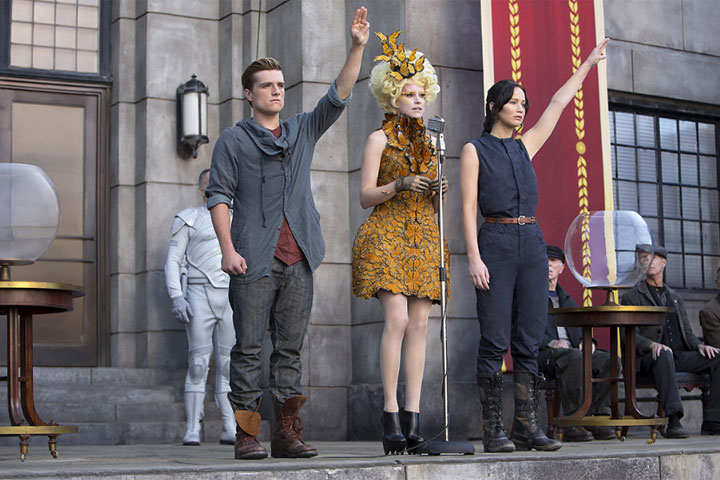 A scene from 'The Hunger Games: Catching Fire.'.
