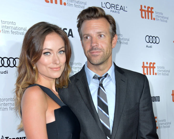 Olivia Wilde and Jason Sudeikis, pictured in September 2013 in Toronto.