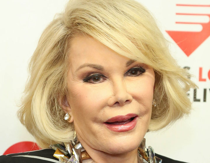Joan Rivers, pictured in October 2013.