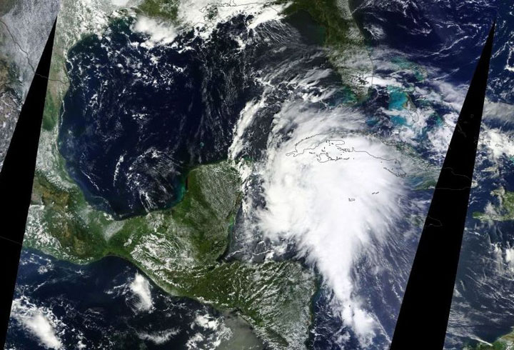 Tropical Storm Karen formed early morning off the coast of Mexico early Thursday morning.
