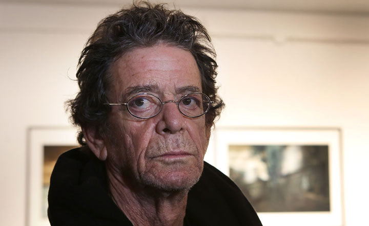 Lou Reed, pictured in November 2012.