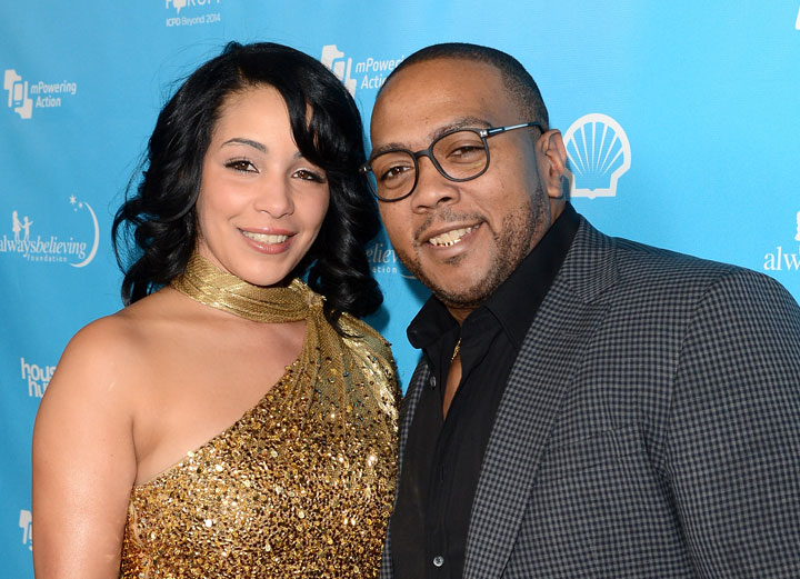 Monique Mosley and Timbaland, pictured in February 2013.