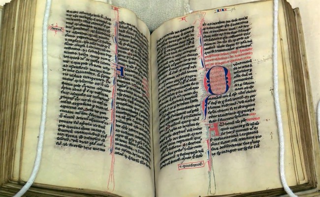 700-year-old textbook thrills students - image