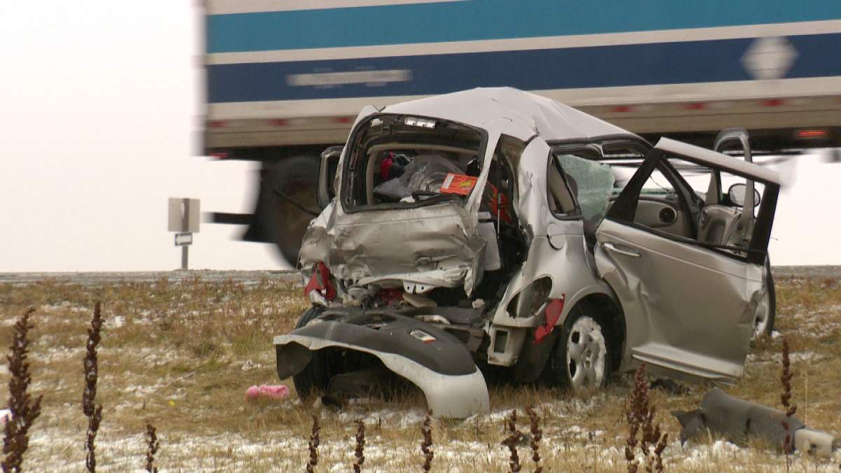 Emergency personnel are currently on the scene of a motor vehicle accident on Highway #1 just west of Pense.