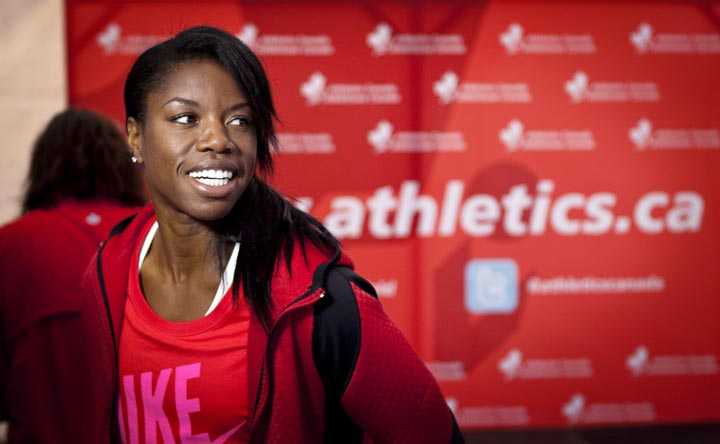 Two-time Olympian Perdita Felicien in a file photo. 