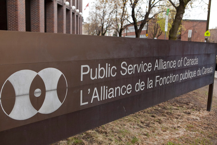 Public Service Alliance of Canada headquarters is pictured in Ottawa Tuesday April 24, 2012.