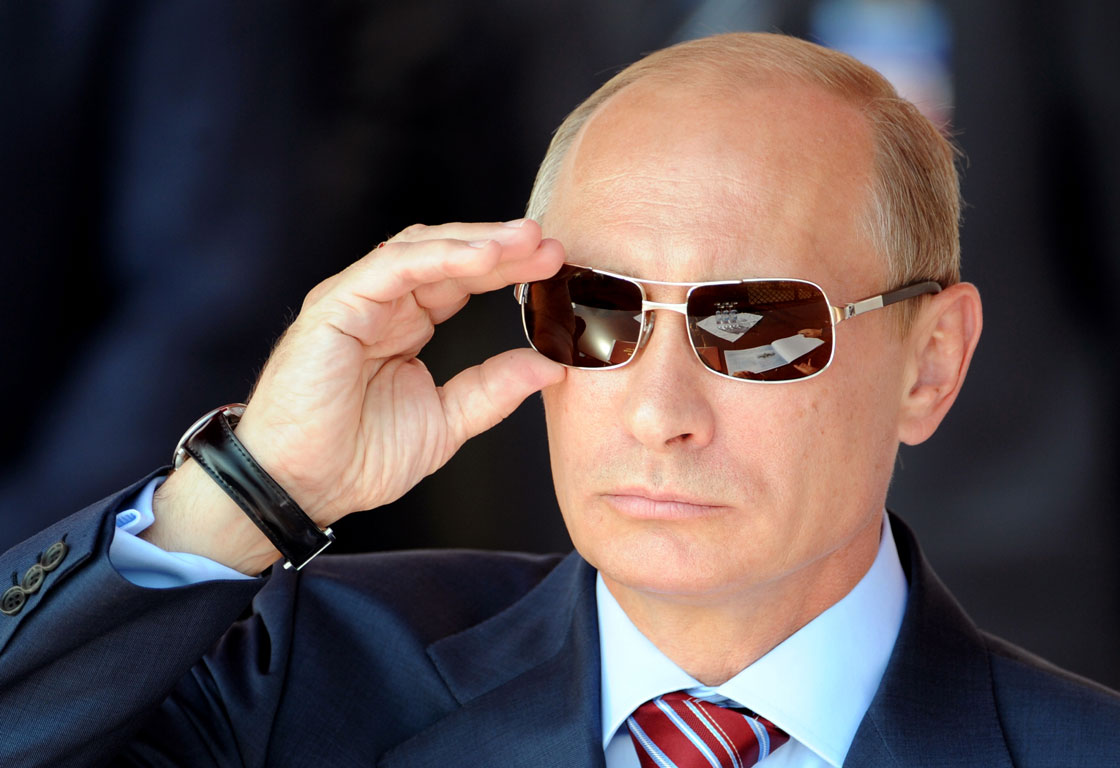 Russian president Vladimir Putin.