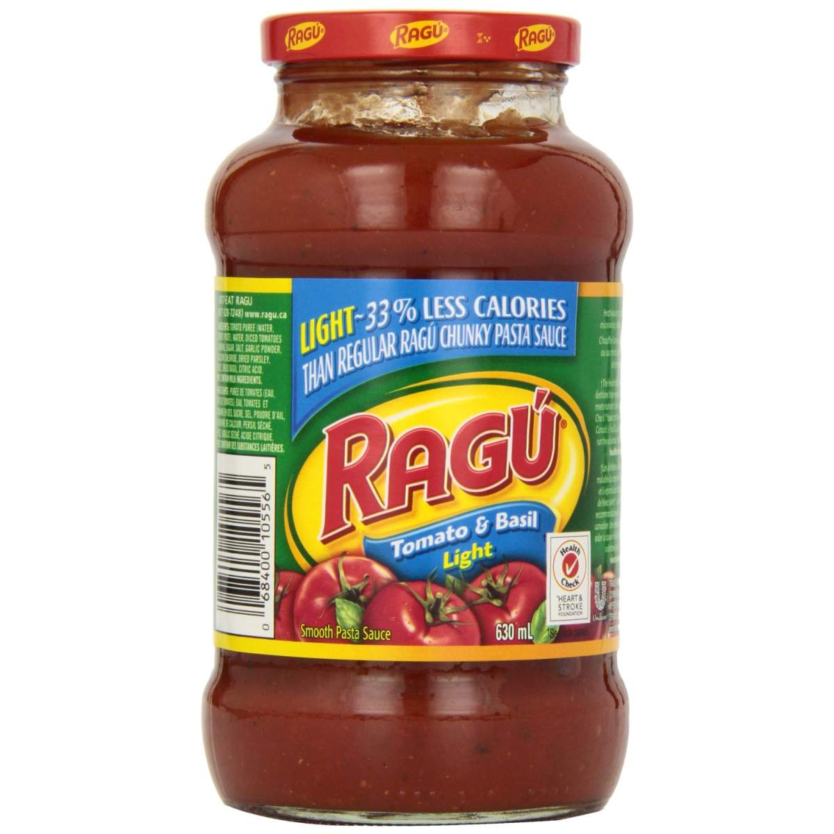 Ragú Tomato and Basil Light $2.47