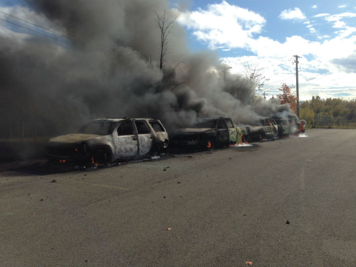 40 Arrested, Police Vehicles Burned As RCMP Clash With N.B. Shale Gas ...