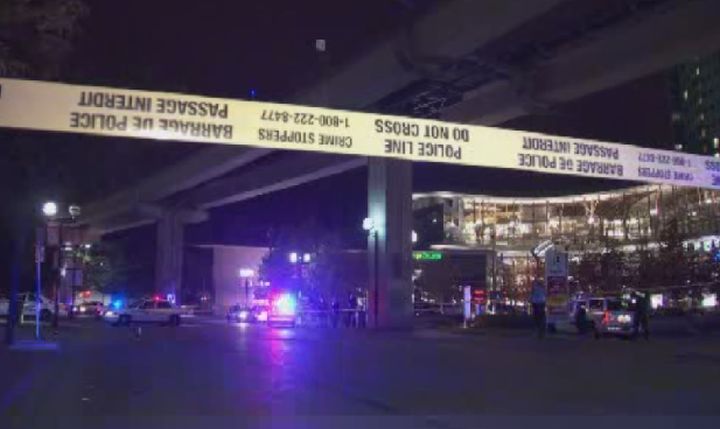 Surrey RCMP are investigating an early morning assault near a SkyTrain station. 
