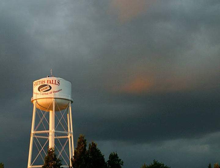 Smiths Falls Ontario water tower