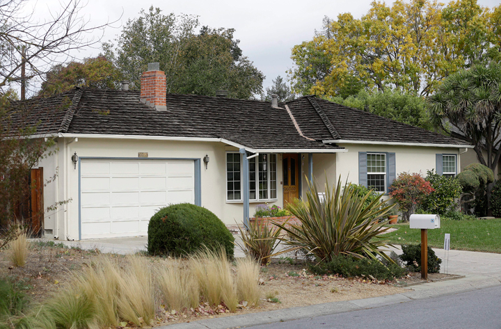 This photo shows 2066 Crist Drive, the home where Steve Jobs grew up, in Los Altos, Calif.