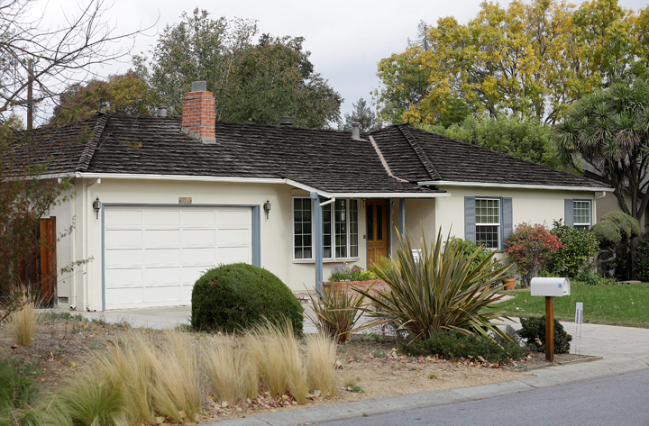 This photo shows 2066 Crist Drive, the home where Steve Jobs grew up, in Los Altos, Calif.