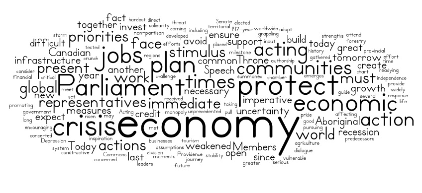 Themes, focus and promises of throne speeches past - image