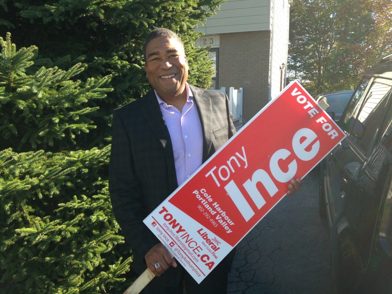 Ince said he was just trying to improve his results this time around and didn't think he would defeat Dexter, the NDP leader.
