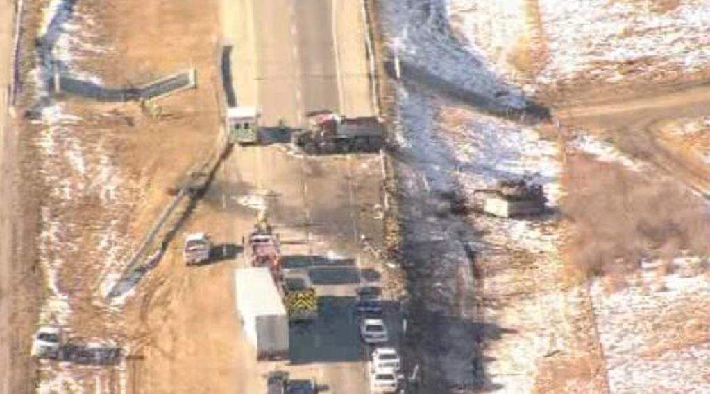 Man injured in truck rollover on the Trans Canada - Calgary | Globalnews.ca