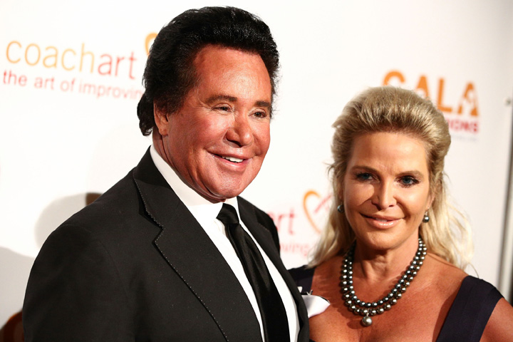 Singer Wayne Newton (L) and his wife, Kathleen McCrone, attend CoachArt's 9th Annual 'Gala Of Champions' at The Beverly Hilton Hotel on October 17, 2013 in Beverly Hills, California.