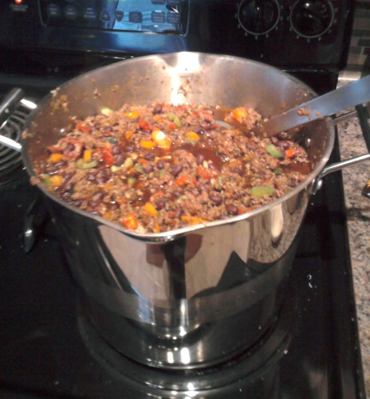 Kory's husband is a big fan of her Yak Chili.