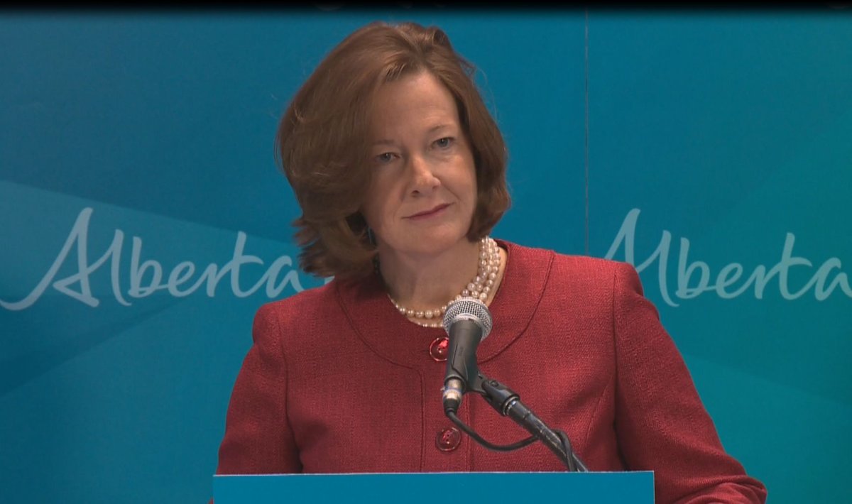 Premier Alison Redford speaking about the Alberta Health Act, November 18, 2013.