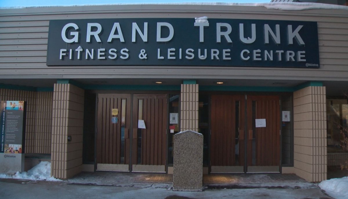 Grand Trunk Fitness Centre closed Nov. 20, 2013 due to a water main break.