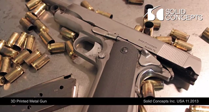 The gun, revealed by the Texas-based company Friday, is described as a “classic 1911” pistol made up of over 30 3D printed components made of Stainless Steel and Inconel materials. 